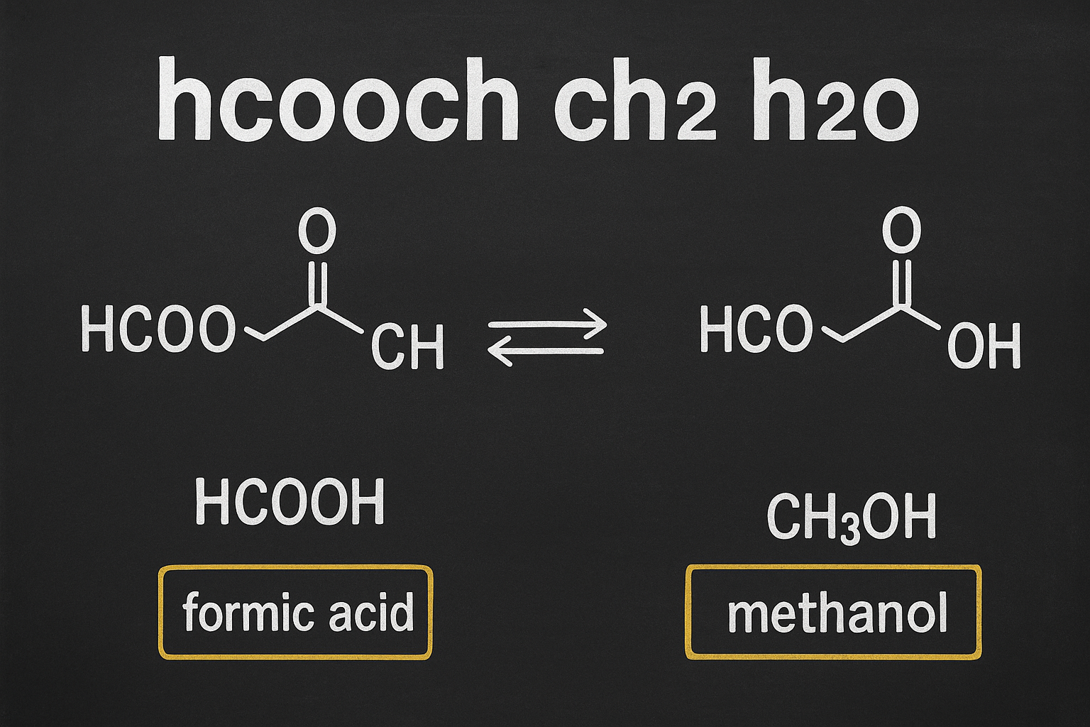 hcooch ch2 h2o: Understanding the Chemistry and Applications